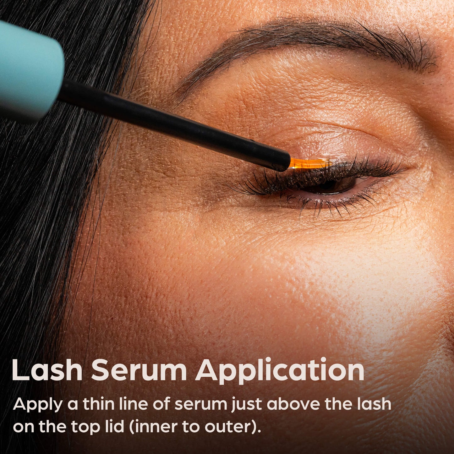 How to use Vellora lash growth serum